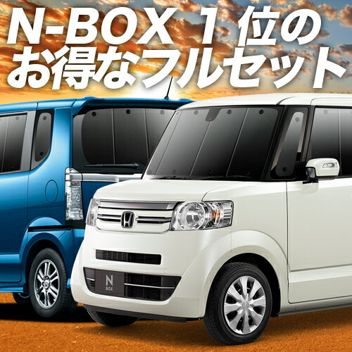 N-BOX N-BOXカスタム N-BOX+ N-BOX+カスタム JF1/2系 カーテン サンシェード 車中泊 グッズ 保温 プライバシーサンシェード フルセット JF1 JF2 【車用カーテン/カーフィルム/カーシェード/日除け/目隠し/パーツ/専用/ワンタッチサンシェード/送料無料】