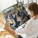 アートパネル アートボード ルノワール ムーラン・ド・ラ・ギャレットの舞踏会 60×45 A2 壁掛け 絵 インテリア 名画 モダンアート 油絵 絵画 有名画 おすすめ 人気 高級 かわいい おしゃれ ポスター 玄関 リビング 部屋 店舗 風景画 自然 花 空 海 モノトーン 【LotNo.01】