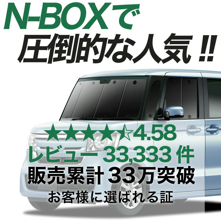 【楽天1位】最大全額3,500円引 N-BOX JF3/4系 対応 サンシェード カーテン 車中泊 グッズ フロント JF3 型 JF4 型 エヌボックス カスタム 車用カーテン サイド カーテン セット フロント カーテン セット 日除け 専用 【日本製】Lot No.01 atmys-10008276 アトマイズ サンプル画像3
