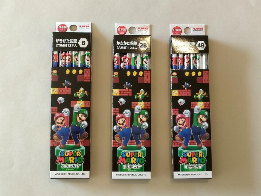 三菱鉛筆 スーパーマリオかきかた鉛筆(B/2B/4B）2024