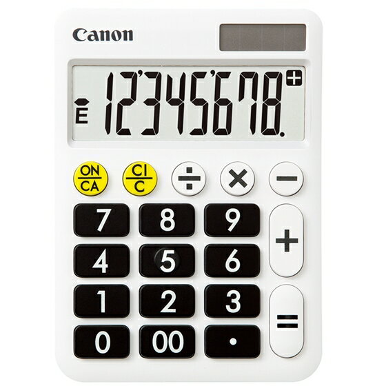 Canon 8桁 コンパクト 大型液晶 卓上電卓 LF-80