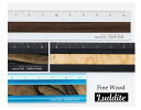Luddite ラダイト 銘木 ハイブリッド定規 15cmTHIS INDUSTRIAL Hybrid Ruler FineWood