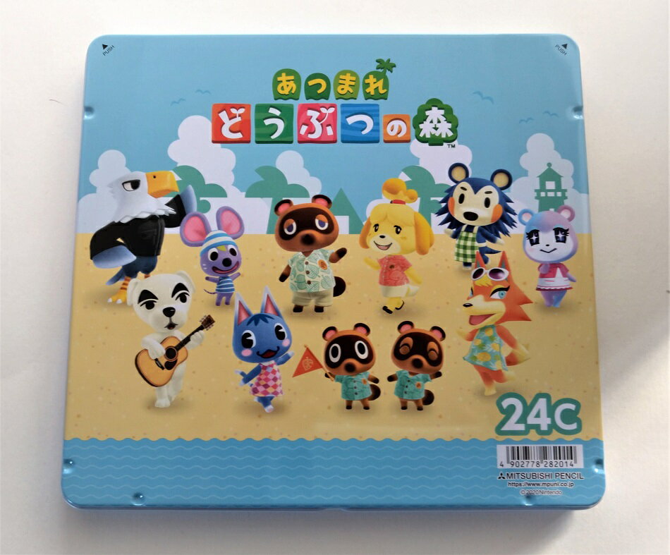 三菱鉛筆 あつまれどうぶつの森NO.880 24色 色鉛筆