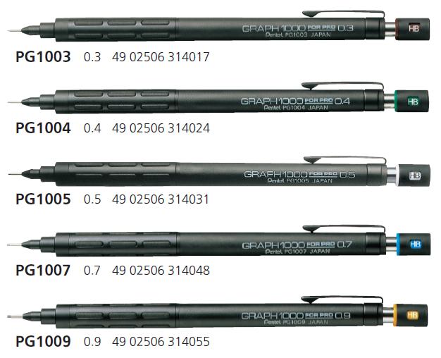ペンテル　製図用シャープ　グラフ1000 フォープロ fs04gmのサムネイル