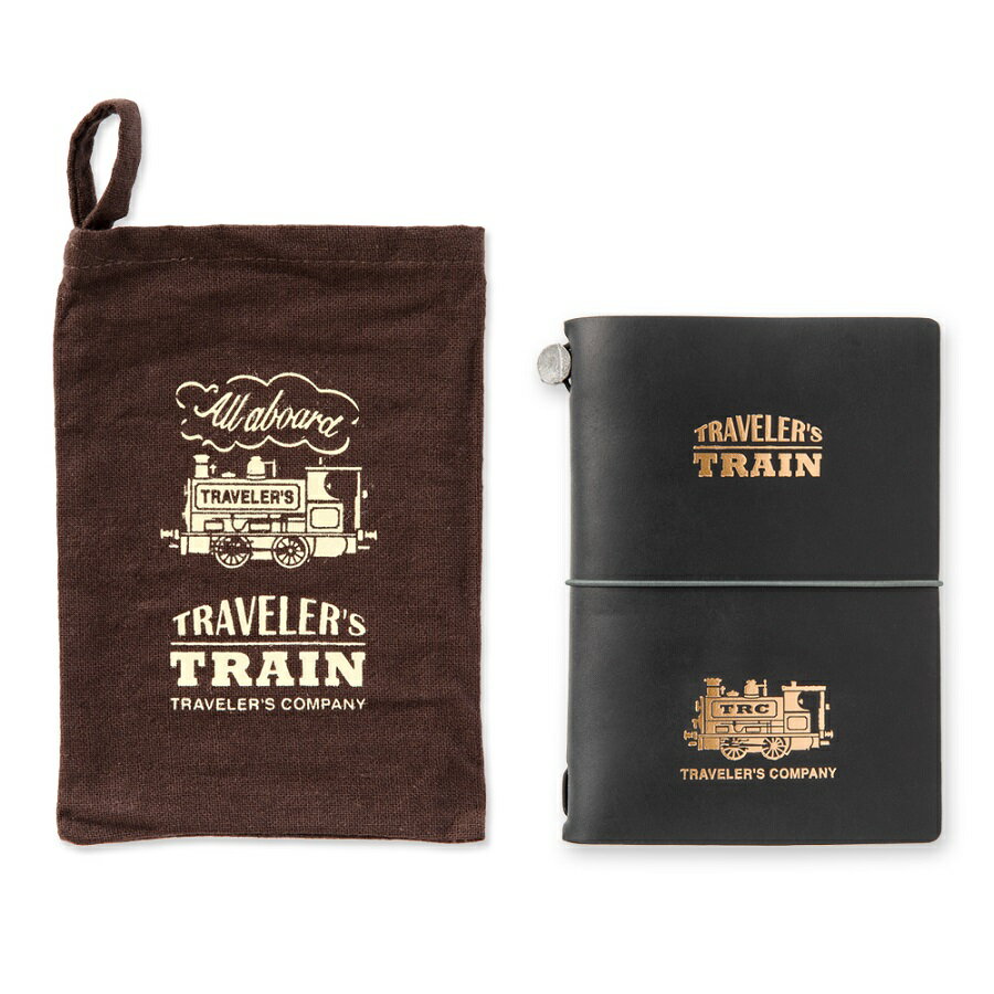 限定版 TRAVELER'S notebookトラベラーズノートセット【パスポートサイズ/トレイン】のサムネイル