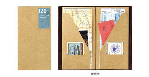 ★メール便配送可能★TRAVELER'S notebookミドリ トラベラーズノートクラフトファイル