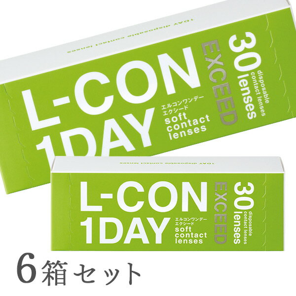 ̵L-CON1DAY EXCEEDʥ륳ǡɡ6ȢåȡȤΤƥ󥿥ȥ 1ѥ/ҥ󥷥lcon-ex