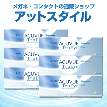 【送料無料】ワンデーアキュビュートゥルーアイ 6箱セット【30枚入り×6箱】（ワンデー / トゥルーアイ / アキュビュー / コンタクト / レンズ)