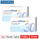 【送料無料】ワンマンスリフレアUV 6枚入り 2箱セット 1ヵ月交換タイプ(両眼6ヶ月分 / フロムアイズ / リフレア / 1month / 1ヵ月 / 1-MONTH Refrear UV / ソフトコンタクトレンズ)【ポイント10倍】(4)