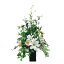 光触媒 花 観葉植物 フラワーアレンジメント 人工観葉植物 アレンジメンドフラワー フラワー カサブランカ ユリ ダイニング 白 プレゼント 贈り物 アレンジメント 母の日 インテリア 造花 玄関 ディスプレイ 敬老の日 店舗 引っ越し祝い お祝い スタイリッシュカサブランカ