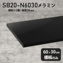 棚板 メラミン樹脂化粧合板 棚板のみ 幅60cm 奥行き30cm おしゃれ 高級感 シンプル DIY 板厚20mm 日本製 天板にも プレミアム クローゼット棚...