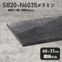 棚板 メラミン樹脂化粧合板 棚板のみ 幅60cm 奥行き35cm おしゃれ 高級感 シンプル DIY 板厚20mm 鏡面 ブラック クローゼット棚 北欧 天板にも ラグジュアリー プレミアム 日本製 木製 インテリア 壁面棚 SB20-N6035 BP ★(3)