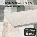 棚板 ホワイト メラミン樹脂化粧合板 棚板のみ 幅70cm 奥行き40cm 大理石風 おしゃれ シンプル 高級感 DIY 板厚20mm クローゼット棚 ラグジュアリー 木製 壁面棚 プレミアム 天板にも インテリア 日本製 北欧 SB20-N7040 MB ★(3)