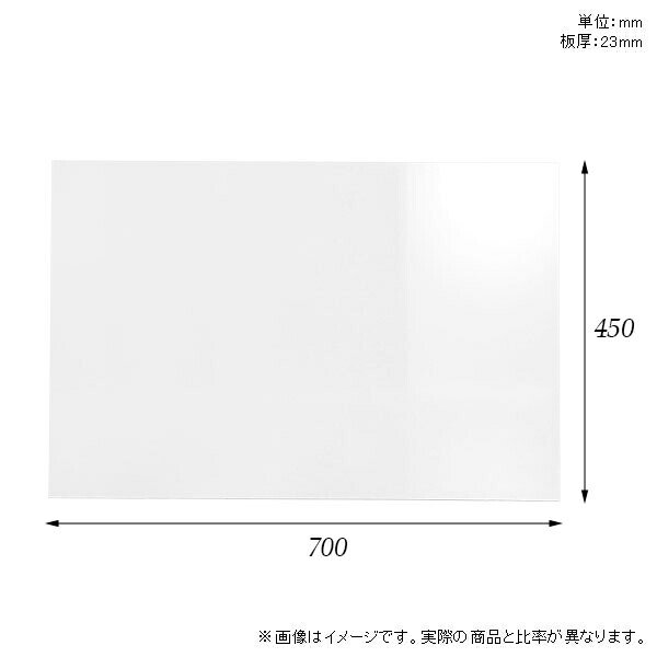 天板 天板のみ 板だけ 机 メラミン 鏡面仕上げ ワークデスク 70cm 長方形 リモート DIY 在宅 テレワーク カフェテーブル 高級感 日本製 CT-RG7045 nail □ [2]