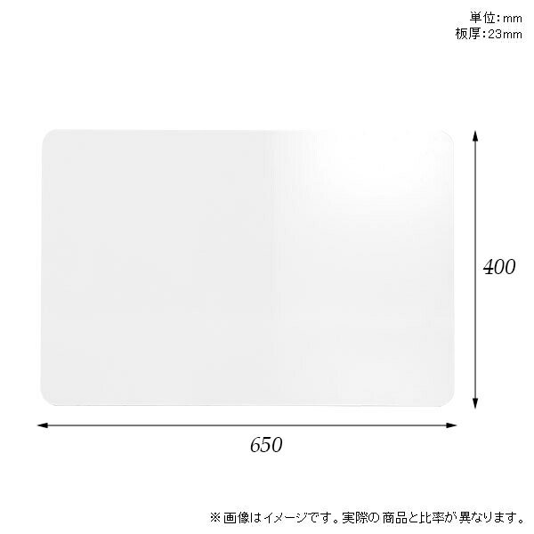 天板 天板のみ 板だけ 机 メラミン ホワイト 鏡面 在宅 65cm DIY 長方形 角丸 リモート テーブル 一人暮らし センターテーブル 高級感 日本製 CT-RGR6540 nail □ [2]