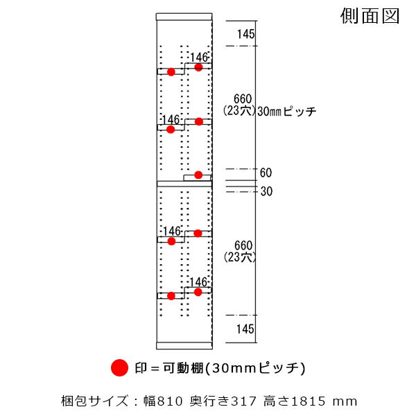 オープンラック 厚み30mm 前後収納 オープンシェルフ 奥行き30 A4 ディスプレイラ...