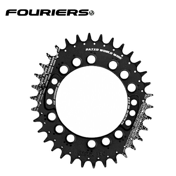 FOURIERS MTB楕円チェーンリング XT(PCD96) 34T CR-DX8000 ブラック 10600511