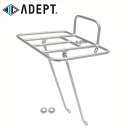 【商品説明】 ADEPT アデプト トラス ポーター ラック フロント キャリアー TRUSS PORTER RACK　トラス ポーター ラック 中空アルミ合金 最大荷重 : 10kg 700C 対応 O6mm穴 取付用アダプター 付属 天板 : L240 × W315mm 570g カラーは、3色 CAF02400 ブラック CAF02401 シルバー CAF02402 オリーブドラブ 【仕様】 【掲載情報】 当ショップは実店舗とメーカー在庫を共有しております。 掲載商品は、一部を除きお客様からのご注文を頂いた後でのお取り寄せとなっております。 ショッピングでの記載商品は確実に、在庫がある事をお約束するものではありませんのでご了承くださいませ。