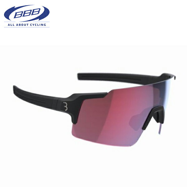 BBB フルビュー HC BSG-70 ブラック/レッドミラー サングラス