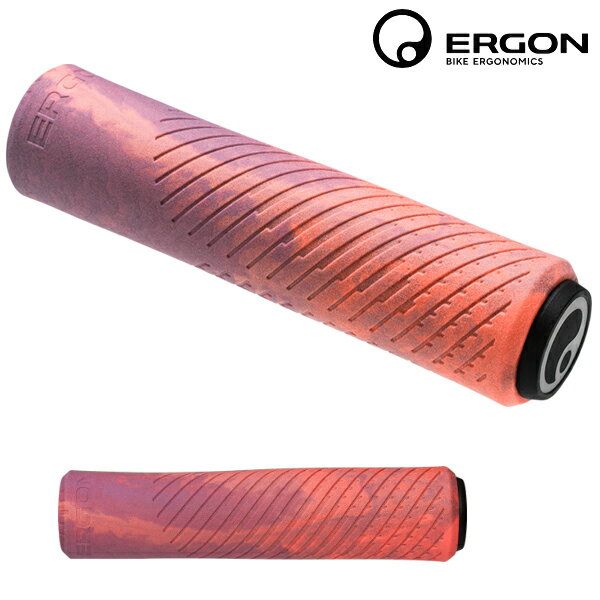Grip - ERGON エルゴン グリップ GXR LAVA S ピンク/パープル 自転車 グリップ