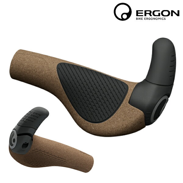 Rakuten - ERGON エルゴン グリップ GP2 Evo バイオコルク ロックオン グリップ 自転車 グリップ