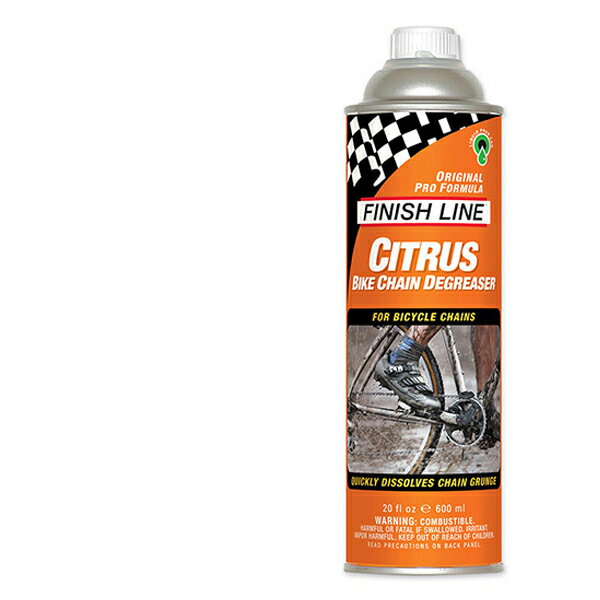 【商品説明】 FINISH LINE フィニッシュ ライン シトラス Bチェーン ディグリーザー 自転車 ケミカル Citrus Bike Chain Degreaser シトラス バイク チェーン ディグリーザー グリスなどの固着した油汚れ落としに最適なオレンジ皮ベースの強力ディグリーザー。 ※あらかじめ目立たない部分でテストし、色落ちや変色等の異常がないことを確認してください。 600ml缶 【仕様】 【掲載情報】 当ショップは実店舗とメーカー在庫を共有しております。 掲載商品は、一部を除きお客様からのご注文を頂いた後でのお取り寄せとなっております。 ショッピングでの記載商品は確実に、在庫がある事をお約束するものではありませんのでご了承くださいませ。