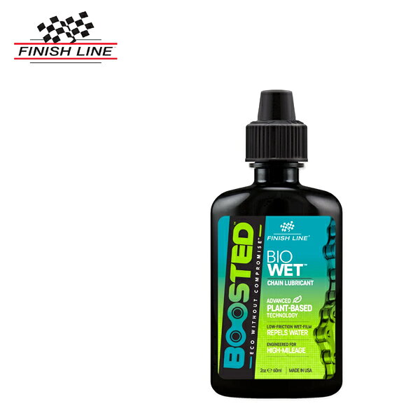 FINISH LINE フィニッシュ ライン ブーステッドバイオウェット 60ml ボトル 自転車 チェーン オイル