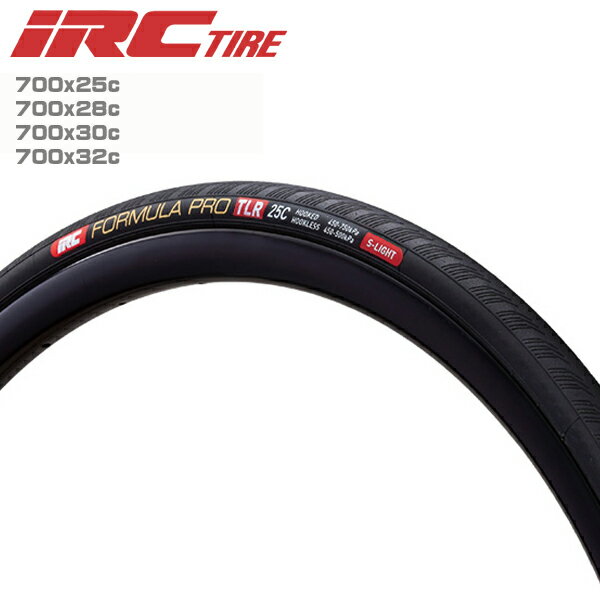 樂天商城 - IRC アイアールシー FORMULA PRO TLR S-LIGHT BLK フォーミュラ プロ チューブレスレディ スーパーライト