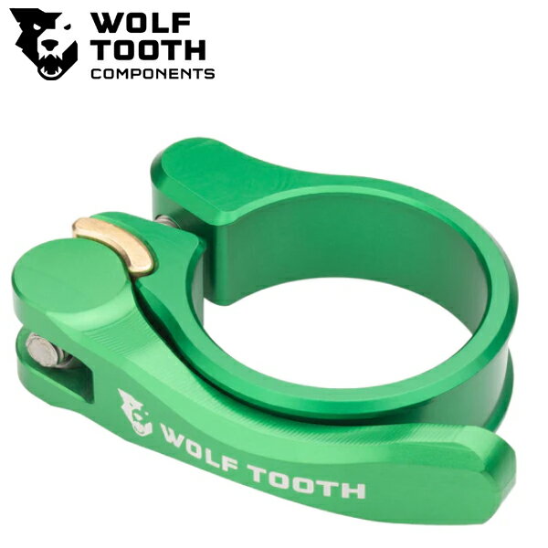 Wolf Tooth ウルフトゥース コンポーネンツ Wolf Tooth Seatpost Clamp Green Quick Release シートクランプ