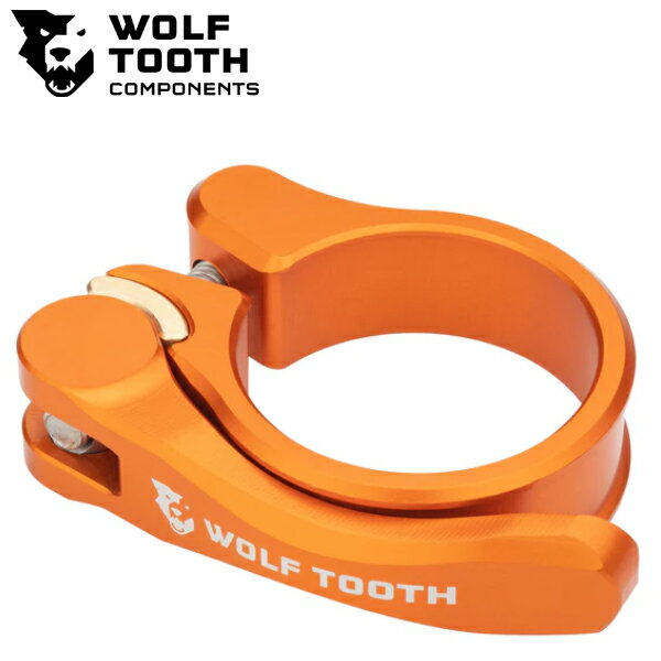 Wolf Tooth ウルフトゥース コンポーネンツ Wolf Tooth Seatpost Clamp Orange Quick Release シートクランプ