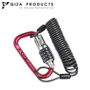 GIZA PRODUCTS ギザ プロダクツ カラビナ コンビネーションロック 3x1800mm RED LKW21902 ケーブルロック 【鍵 ロック 錠】