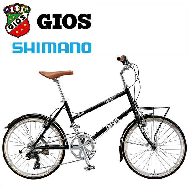 GIOS ジオス ミニベロ PULMINO ジオス プルミーノ ブラック 小径車 自転車
