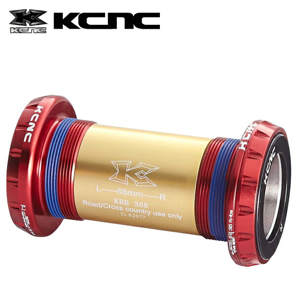 Tire Tube Set - KCNC BB ボトムブラケット JISフレーム×386EVOクランク 30mmアクスル用 263467 レッド アダプター