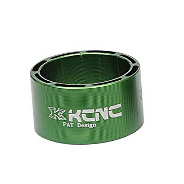 KCNC ヘッド スペーサー SLS 6061 アルミニウム 506047 14mm グリーン 肉抜加工 軽量タイプ
