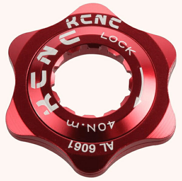 KCNC センターロックアダプター 12T 6061AL レッド K-CL-XC-B-R 201208 ディスクブレーキ パーツ