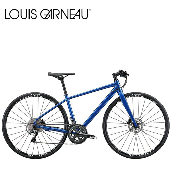 【商品説明】 LOUIS GARNEAU ルイガノ AVIATOR 9.0 DISC アビエーター 9.0 DISC クロスバイク より速く、もっと遠くへ。 AVIATORシリーズのフラッグシップモデル 新設計のオリジナルアルミフレームにフロントフォークは軽量でしなやかなカーボンフォークを採用。 メインコンポ−ネントにはSHIMANO製TIAGRA2×10スピードを組み合わせる事でロードバイク並みの走行性能を実現。 足回りは最新規格のフラットマウントディスクブレーキと高剛性なスルーアクスルでブレーキパワーを最大限生かせるようになっている。 また、あえて目立ちにくいようボディカラーと同色系で仕上げたブランドロゴや光沢と奥行のある塗料は 高級感に溢れフラッグシップに相応しい1台となっている。 【仕様】 SIZE(C-T)/適正身長(cm) 420mm(150~165), 460mm(160~175), 500mm(170~185), 540mm(180~190) WIGHT(サイズ) 10.7kg(420mm) MAIN COMPONENTS SHIMANO TIAGRA(20 SPEED) FRAME MATERIAL 6061 ALUMINUM FRONT FORK CARBON for Flat Mount HEAD SET FSA NO.42B/CUP 1-1/8&quot;/1.5&quot;ALLOY INTERNAL HANDLE BAR ALLOY FLAT (560mm/420mm,460mm, 580/500mm,540mm) STEM ALLOY A-HEAD ANGLE 7 DEGREE(70/420mm,460mm,80/500mm,540mm) CRANK SET (LENGTH) SHIMANO FC-4700 TIAGRA 50X34T (165/420mm,170/460mm,175/500mm,540mm) B/B (B/B WIDTH) INCLUDE TO CRANKSET PEDAL WELLGO R199DU FRONT DERAILLEUR SHIMANO FD-4700 TIAGRA REAR DERAILLEUR SHIMANO RD-4700 GS TIAGRA SHIFTER SHIMANO SL-4700 TIAGRA BRAKE SHIMANO BR-UR300 BRAKE LEVER SHIMANO BL-MT200 FREE WHEEL SHIMANO CSHG500-10 11-32T 10SPD CHAIN SHIMANO HG54 SADDLE LG COMFORT SPORTS SEAT POST ALLOY 27.2mm (300mm) HUB SHIMANO F:HB-RS470 R:FH-RS470 SPOKE STAINLESS RIMS WEINMANN XC180 28H TIRE KENDA K1160A 700X28C OTHER ベル 【掲載情報】 当ショップは実店舗とメーカー在庫を共有しております。 掲載商品は、一部を除きお客様からのご注文を頂いた後でのお取り寄せとなっております。 ショッピングでの記載商品は確実に、在庫がある事をお約束するものではありませんのでご了承くださいませ。【BRAND】