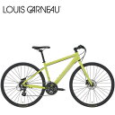 【商品説明】 LOUIS GARNEAU ルイガノ SETTER 9.0 DISC セッター 9.0 DISC 自転車 クロスバイク 幅広いユーザーにお勧めできるスポーツバイクのニュースタンダード 多くの方にスポーツバイクの良さを知って頂けるよう開発されたSETTER9.0DISCは軽量なアルミフレームに搭載される コンポーネントを全てSHIMANO製品で統一。 設計通りのパフォーマンスを余す事なく100％発揮することで全てのライダーにストレスフリーな快適さを提供します。 また日常使いに欠かす事のできないスタンドや泥除け等のオプションパーツを装備する事が可能なフレーム設計は 走行性と実用性のバランスに優れ、幅広いユーザーに自信を持っておすすめできる1台です。 【仕様】 COLOR LG WHITE, MATTE LG BLACK, SKY BLUE, MATTE LG LIME SIZE(C-T)/適正身長(cm) 370mm(150~165), 420mm(160~175), 470mm(170~185), 520mm(180~195) WEIGHT(サイズ) 11.7kg(420mm) MAIN COMPONENT SHIMANO ALTUS(24 SPEED) FRAME MATERIAL 6061 ALUMINUM FRONT FORK 6061 ALUMINUM HEAD SET FSA TH888 SC 1-1/8&quot; SEMI-CARTRIGE THREDLESS HANDLE BAR ALLOY FLAT(580mm) STEM ALLOY A-HEAD ANGLE 10 DEGREE(90/370mm,420mm,110/470mm,520mm) CRANK SET (LENGTH) SHIMANO FC-TY501 48X38X28T(170mm) BB(B/B WIDTH) SHIMANO BB-UN101 122.5mm(68mm) PEDAL P/P BODY FRONT DERAILLEUR SHIMANO FD-TY710 REAR DERAILLEUR SHIMANO RD-M310 SHIFTER SHIMANO ST-EF505 BRAKE SHIMANO BR-MT200 BRAKE LEVER SHIMANO ST-EF505 FREE WHEEL SHIMANO CS-HG200-8 12-32T 8SPD CHAIN SHIMANO CN-HG40 SADDLE LG COMFORT SEATPOST ALLOY 27.2mm(350mm) HUB SHIMANO HB-TX505 32H SPOKE STAINLESS RIM ALLOY TIRE KENDA K1029 700×28C OTHER ベル 【掲載情報】 当ショップは実店舗とメーカー在庫を共有しております。 掲載商品は、一部を除きお客様からのご注文を頂いた後でのお取り寄せとなっております。 ショッピングでの記載商品は確実に、在庫がある事をお約束するものではありませんのでご了承くださいませ。【BRAND】