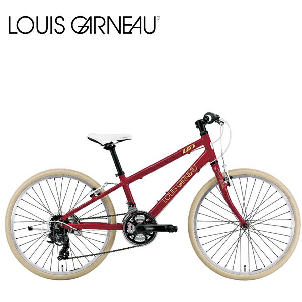 楽天アトミックサイクルLOUIS GARNEAU ルイガノ J24 CROSS LG RED 24インチ キッズ 子供 自転車