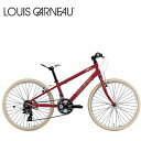 ルイガノ LOUIS GARNEAU ルイガノ J24 CROSS LG RED 24インチ キッズ 子供 自転車