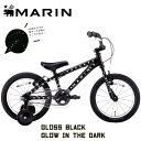 マリン 自転車 ドンキー ジュニア MARIN DONKY Jr16 GLOSS BLACK/GLOW IN DARK 自転車 キッズ 16インチ