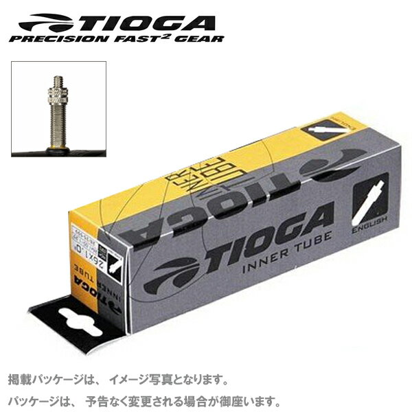 TIOGA(タイオガ) チューブ TIT12300 インナーチューブ 英式 26x1.3/8(1.2mm) 27mm