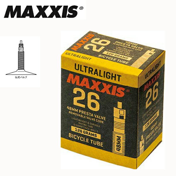 Rakuten - MAXXIS マキシス チューブ ウルトラライト 仏式 26x1.50/2.50 48mm