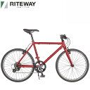 ライトウェイ シェファード RITEWAY SHEPHERD マットレッド 自転車 クロスバイク