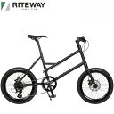 【店舗 在庫あり】 ライトウェイ グレイシア RITEWAY GLACIER マットブラック 自転車/ミニベロ