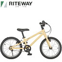 【商品説明】 RITEWAY ライトウェイ 子供 自転車 ZIT 16 ジット 16 16インチ キッズ 自転車 子供自転車 自転車が大好きになる。 自転車に乗ることが楽しい！と心から感じてもらえるキッズバイク。 ペダルを漕げるようになった瞬間、普段車で行っている公園に自転車でたどり着いた瞬間、 達成感と自尊心で満たされた最高の笑顔に出会えます。 軽くて思い通りに走れるZITは子どもの移動範囲をさらに広げてくれて、 何よりも楽しい親子の時間を作れます。 DESCRIPTION 自転車にすぐ乗れる 2歳児〜8歳児までの自転車を乗り始める瞬間の子供たちに試作品を試してもらい、 一番早く、上手に乗れる設計を追求。 クラス最軽量（*2020年7月 弊社調べ）の6.3kgという車体の軽さに加えて、 軽量タイヤ、軽量ホイールで初めてのペダリングでも加速がスムーズ。 安定性の高いステアリング設計で大人が軽く背中を支えてあげるだけで、 はじめての自転車でも楽しく練習して、すぐにペダルが回せるようになります。 サイズ　96-113cm *別売り補助輪を使用した場合は90cm〜 サドルを一番下まで下げた状態の高さ 43cm 重量 6.3kg　*ペダル、スタンドなし 【仕様】 フレーム Niauデザイン ウルトラライトアルミ リアエンドフェンダーダボ、シート/BBブリッジフェンダーダボ、ダウンチューブ下ボトルケージダボ、2.12″幅対応 フォーク Niauデザインアルミ エンドフェンダーダボ ヘッドセット インテグラルヘッドセット1-1/8 ブレーキレバー テクトロジュニアレバーJL530C-RS 19mmクランプ ブレーキ テクトロジュニアJ310 フリーホイール 18T 1/8″ チェーン 1S クランク アルミ シングル リングガード 102mm 28T BB VP シールドカートリッジ スクエア 軸長113mm/シェル68mm ペダル レジン 9/16 シフター ? RD ? Fハブ アルミ ナット止め 3/8″x16Hx93W Rハブ アルミ ナット止め 3/8″x16Hx110W リム アルミ 16H CNCブレーキ面切削 タイヤ 16″*1.75″ アーバンタフタイヤ 英式バルブ スポーク ステンレス14G ハンドルバー アルミ 19mmグリップ 25.4×420mm幅 50mmライズ バックスイープ42.5MM 18D ステム アルミ 40mm 25.4mm OS グリップ クレイトン100mm 19.5mm径 サドル キッズコンフォートサドル ポスト一体型 230×130mm ポスト アルミ 25.4×180mm シートクランプ アルミクイックリリース 28.6mm 付属品 キックスタンド、ベル 【掲載情報】 当ショップは実店舗とメーカー在庫を共有しております。 掲載商品は、一部を除きお客様からのご注文を頂いた後でのお取り寄せとなっております。 ショッピングでの記載商品は確実に、在庫がある事をお約束するものではありませんのでご了承くださいませ。【BRAND】