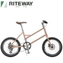 【商品説明】 RITEWAY (ライトウェイ) GLACIER (グレイシア) ミニベロ 自転車 ゆったりマイペースで。 「グレイシア」は英語で氷河を意味する「GLACIER」が名前の由来。 巨大な氷の塊のように安定感のある走行性能を目指し...