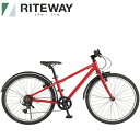 RITEWAY (ライトウェイ) ZIT 24 (ジット 24) マットレッド 24インチ 子供 自転車