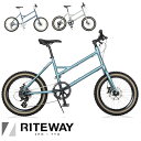 RITEWAY ライトウェイ GLACIER グレイシア ブロック 20インチ ミニベロ 自転車