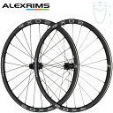 ALEXRIMS WHEEL RXD2 700C F 12X100mm/R 12X142mm ブラック ホイール セット