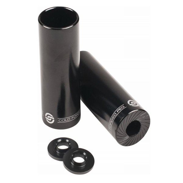 SALT ソルト AM フォージドスティールペグ 105mm ブラック 14mm 3/8mm 対応 自転車 BMX